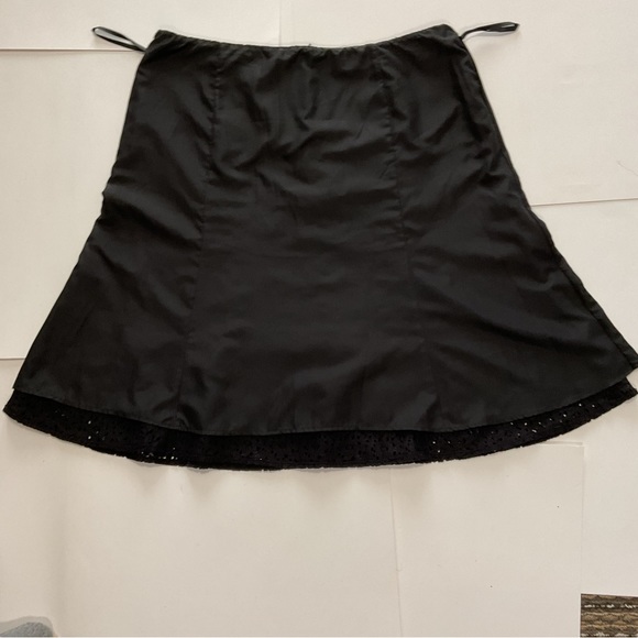 Nicole Miller Midi Short Black Skirt Size 14 - Picture 7 of 11